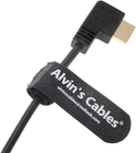 Alvin'S Cables Z Cam E2 L Shape HDMI Cable Left Angle To Right Angle High Speed HDMI Cord For Atomos Shinobi Ninja V